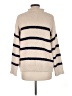 Thread & Supply 100% Polyester Stripes Tan Turtleneck Sweater Size M (petite) - photo 2