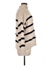 Thread & Supply 100% Polyester Stripes Tan Turtleneck Sweater Size M (petite) - photo 4