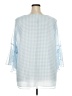 Calvin Klein 100% Polyester Blue Long Sleeve Blouse Size 3X - photo 2
