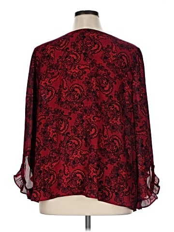Worthington 3/4 Sleeve Blouse (view 2)