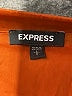 Express 100% Cotton Orange Short Sleeve Blouse Size L - photo 7