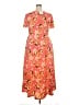 Lularoe Tropical Orange Casual Dress Size 3X - photo 2