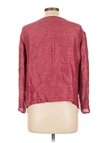 Eileen Fisher Long Sleeve Silk Top (view 2)