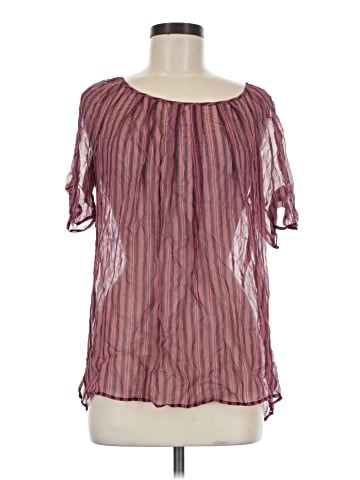Worth New York Short Sleeve Silk Top (view 1)