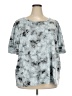 Lularoe Tie-dye Gray Short Sleeve T-Shirt Size 24 - 26 - photo 1