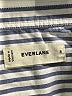Everlane Stripes Blue Long Sleeve Button-Down Shirt Size 8 - photo 4