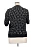 Ann Taylor LOFT 100% Cotton Polka Dots Black Pullover Sweater Size XL - photo 2