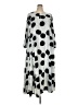 Daisy Polka Dots Gray Casual Dress Size 3X - photo 1