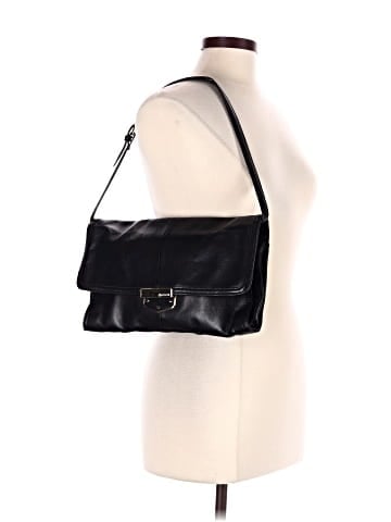 B Makowsky Leather Shoulder Bag (view 2)