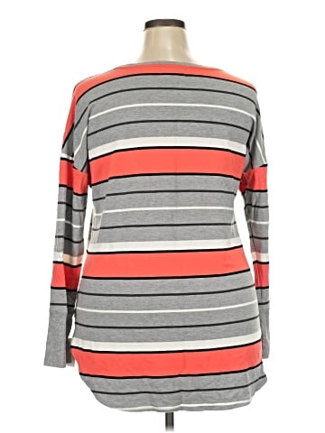 Liz Claiborne 3/4 Sleeve T-Shirt (view 2)