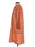 Gap 100% Polyester Chevron-herringbone Orange Casual Dress Size S (tall) - photo 5