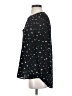 Daniel Rainn Stars Black 3/4 Sleeve Blouse Size S - photo 5