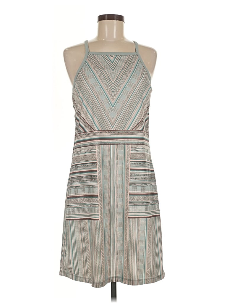 Pre-owned Prana Casual Dress In Gray