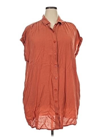 a.n.a. A New Approach Short Sleeve Blouse (view 1)