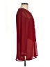 Ninety 100% Polyester Burgundy Long Sleeve Blouse Size M - photo 4
