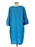 Soft Surroundings Blue Casual Dress Size L - photo 2