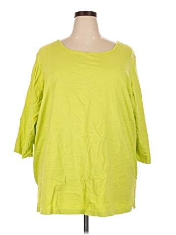 Woman Within 3/4 Sleeve T-Shirt (view 1)