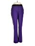 Michael Kors Collection Color Block Purple Black Wool Pants Size 2 - photo 1