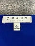 Chaus 100% Polyester Blue Sleeveless Blouse Size L - photo 7