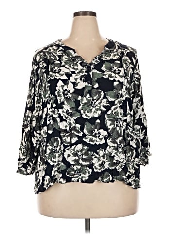 Fun2Fun 3/4 Sleeve Blouse (view 1)
