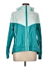 Nike 100% Polyester Color Block Teal Track Jacket Size L - photo 1