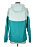 Nike 100% Polyester Color Block Teal Track Jacket Size L - photo 2