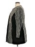 Chico's 100% Polyester Houndstooth Black Coat Size 16 - photo 5