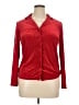 Coldwater Creek Red Long Sleeve Blouse Size XL - photo 1