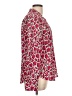 Jones Studio 100% Polyester Animal Print Red Long Sleeve Blouse Size L - photo 4