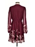 Unbranded 100% Polyester Burgundy Cocktail Dress Size S - photo 2