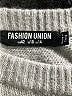 Fashion Union Chevron-herringbone Tan Pullover Sweater Size 10 - photo 7
