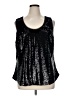 Gap 100% Polyester Black Sleeveless Blouse Size XL (tall) - photo 1
