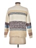 Evolution by Cyrus Color Block Ivory Pullover Sweater Size XS - photo 2