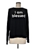 Peace Love World Black Pullover Sweater Size M - photo 1