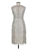 BCBGMAXAZRIA Silver Cocktail Dress Size 8 - photo 2