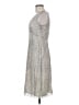 BCBGMAXAZRIA Silver Cocktail Dress Size 8 - photo 5