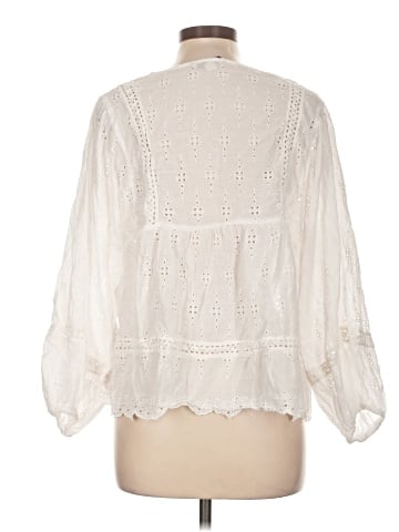 American Eagle Outfitters 3/4 Sleeve Blouse (view 2)