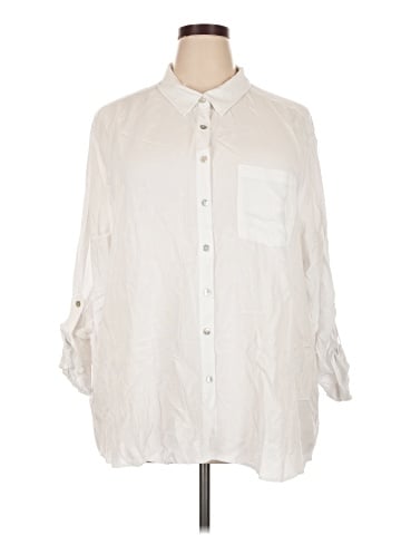 Jane and Delancey 3/4 Sleeve Button-Down Shirt (view 1)