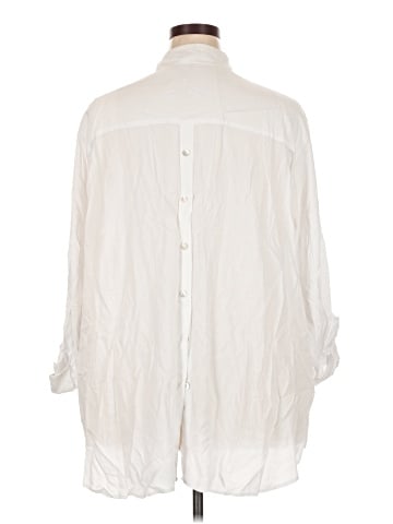 Jane and Delancey 3/4 Sleeve Button-Down Shirt (view 2)