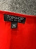 Topshop 100% Polyester Red Tank Top Size 8 - photo 7
