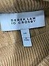 Derek Lam 10 Crosby Argyle Chevron-herringbone Solid Tan Wool Pullover Sweater Size L - photo 7