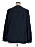 Ann Taylor Factory 100% Polyester Blue Long Sleeve Blouse Size XL - photo 2