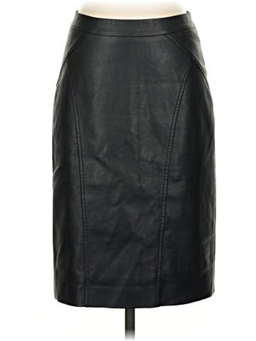 BCBGMAXAZRIA Faux Leather Skirt (view 1)