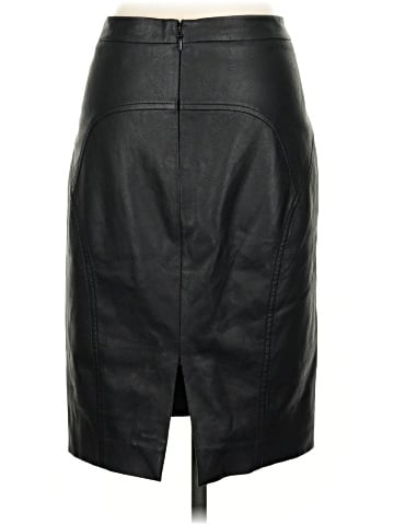 BCBGMAXAZRIA Faux Leather Skirt (view 2)