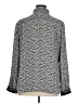 Ann Taylor LOFT 100% Polyester Animal Print Black Long Sleeve Blouse Size XL - photo 2