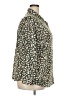 Motto Animal Print Green Long Sleeve Blouse Size 18 - photo 4