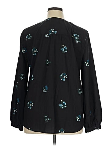 Ann Taylor Factory Long Sleeve Blouse (view 2)