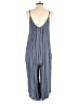 Shinestar Solid Gray Blue Jumpsuit Size M - photo 2
