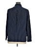 Susan Graver Polka Dots Blue Long Sleeve Blouse Size 14 - photo 2