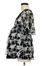Mimi Maternity 100% Polyester Silver Kimono Size M - photo 5